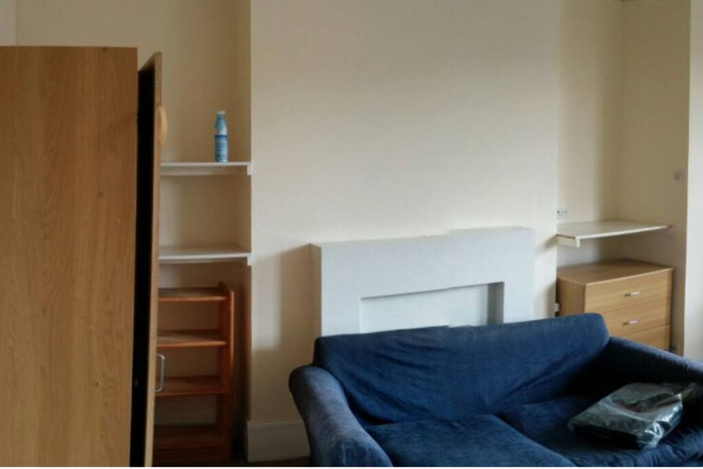 left side of the room