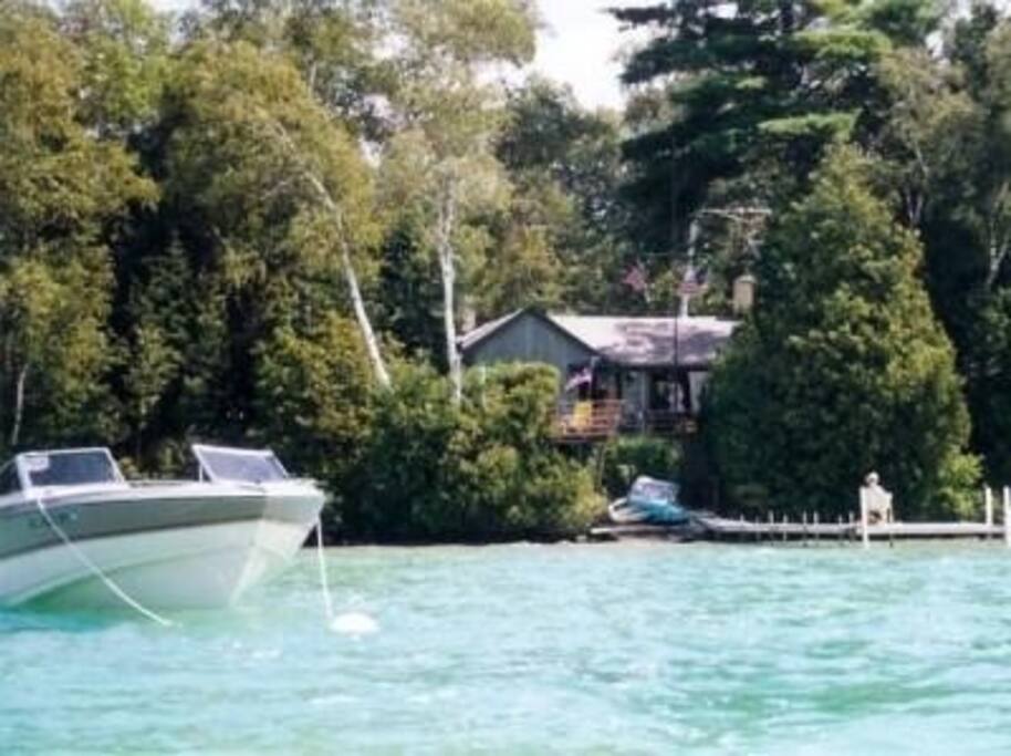 View of house from the water.