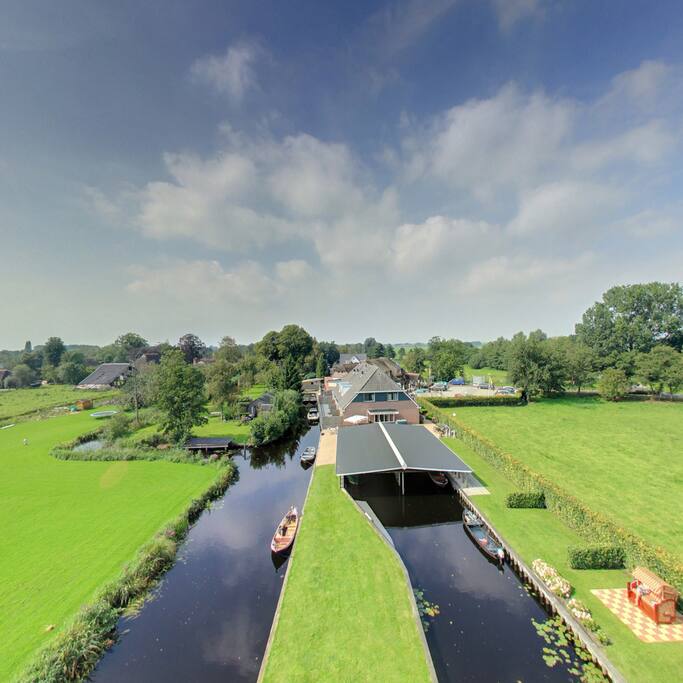 Ligging aan het water