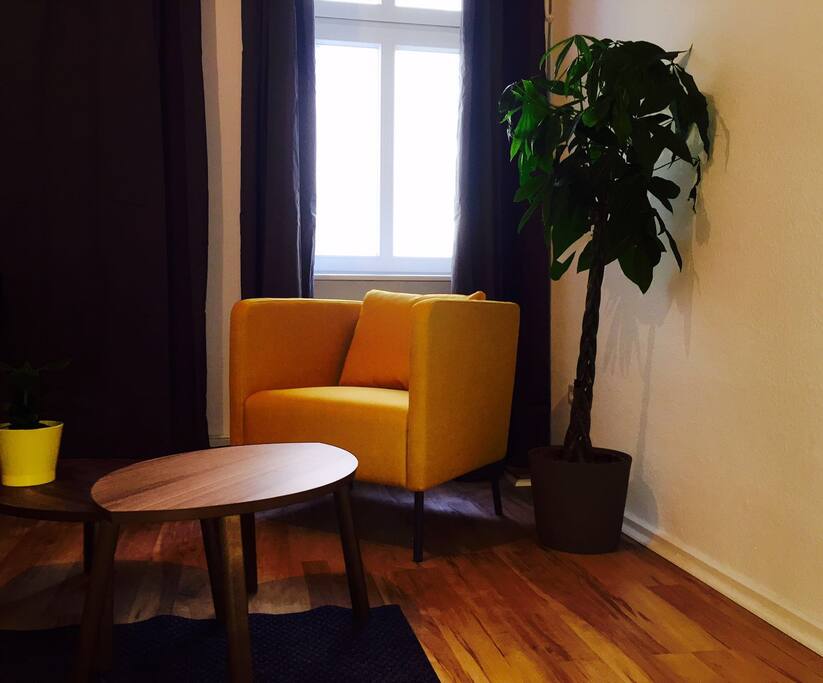 Cosy reading corner
