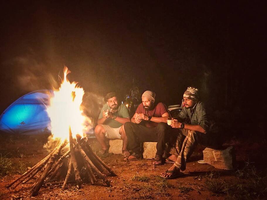 Campfire with BBQ