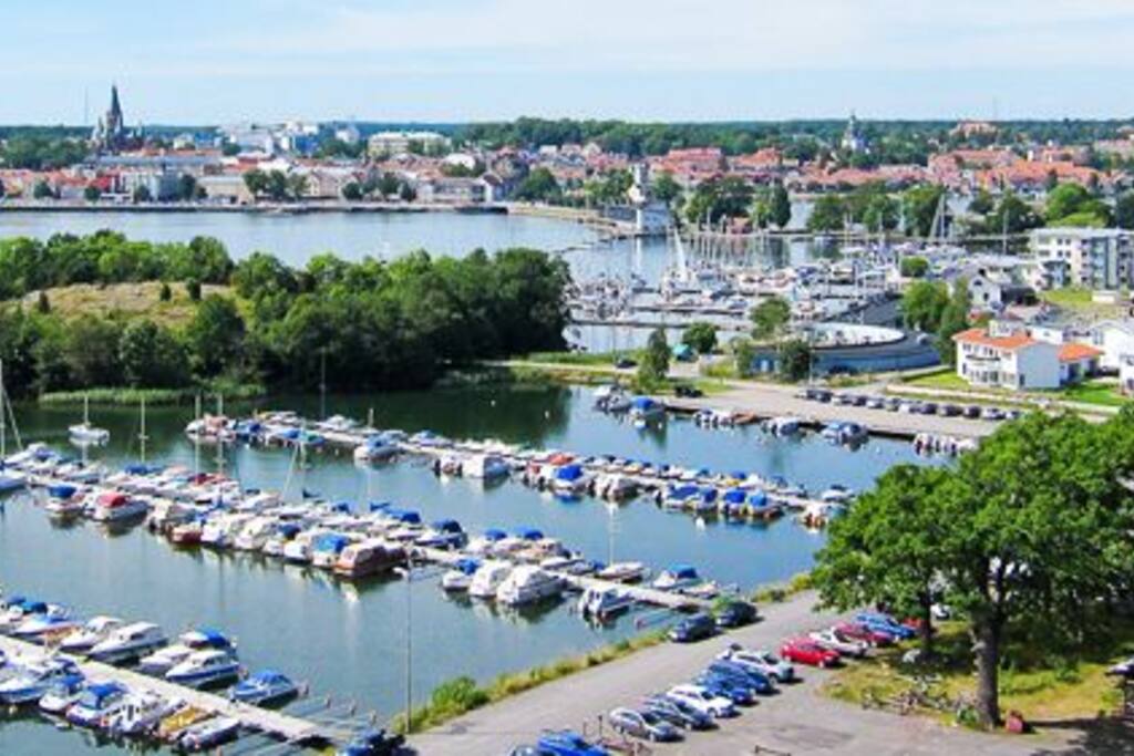 Skypicture of the marina