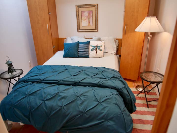 Comfy queen bed