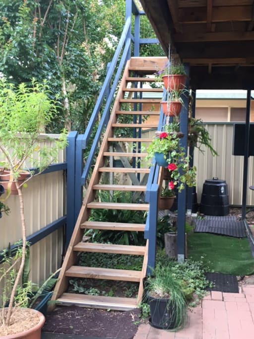 Stairs to verandah / front door