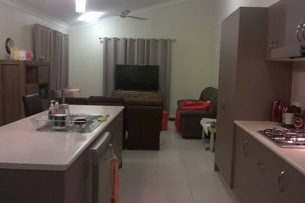 Dining/kitchen/lounge room