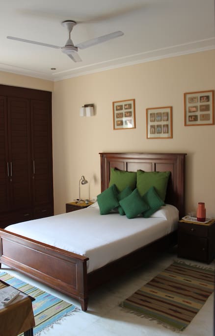 Every bedroom has at least 1 (if not 2 balconies), individual cooling/heating, ensuite bathrooms, an electronic safe, and good wi-fi