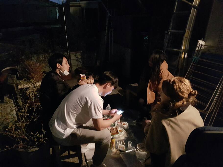 BBQ Party with guests!