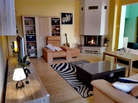Apartmán v secesní ville Frank nad kolonádou