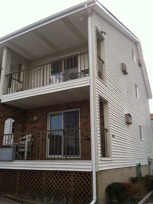 front of condo. Ours is the top