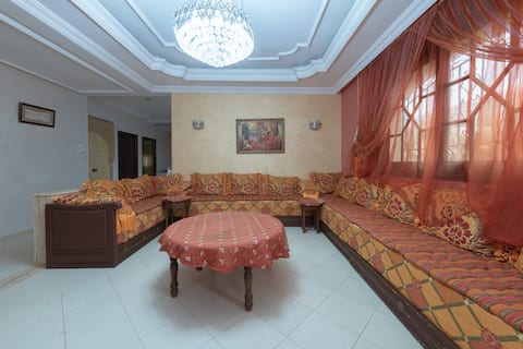 Successful Airbnb property: Oceanview 5BR Villa - Salé Morocco, beach & soccer in Bab Lamrissa