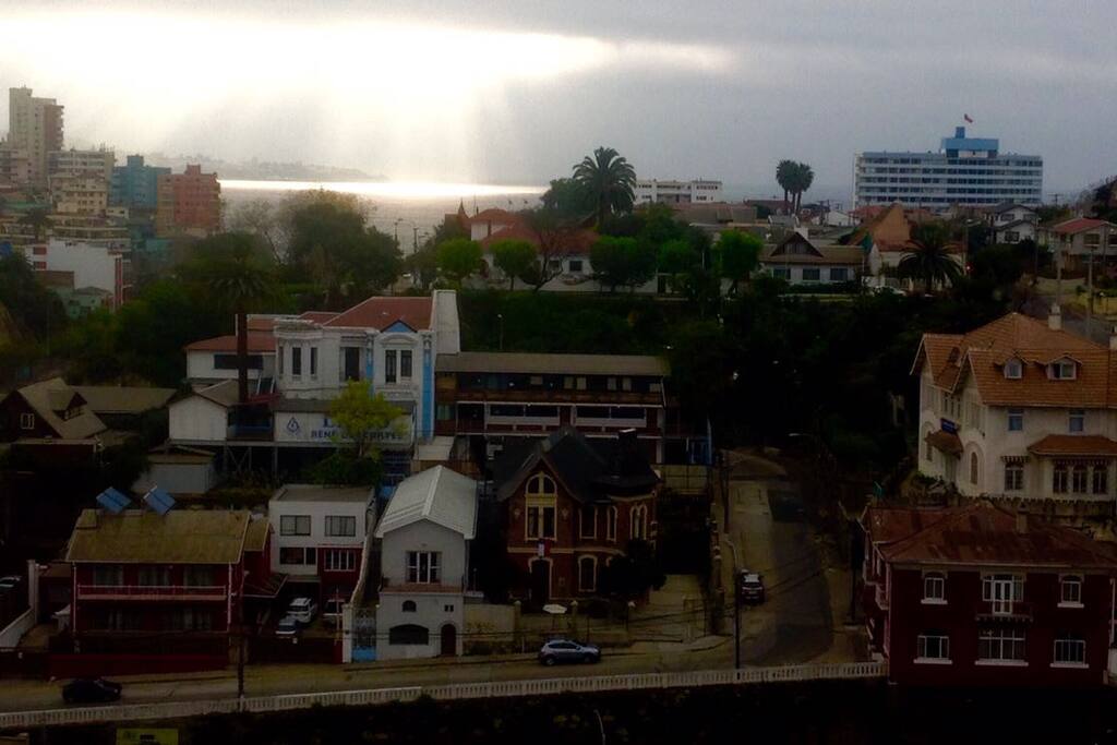 atardecer desde el salon