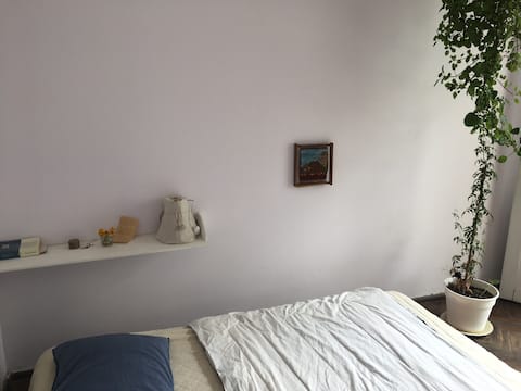 Luminoso apartamento en el corazón de la ciudad.