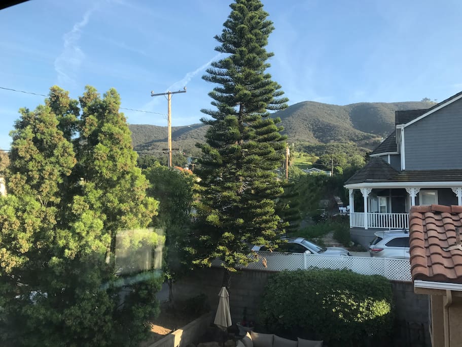 View from king bedroom window