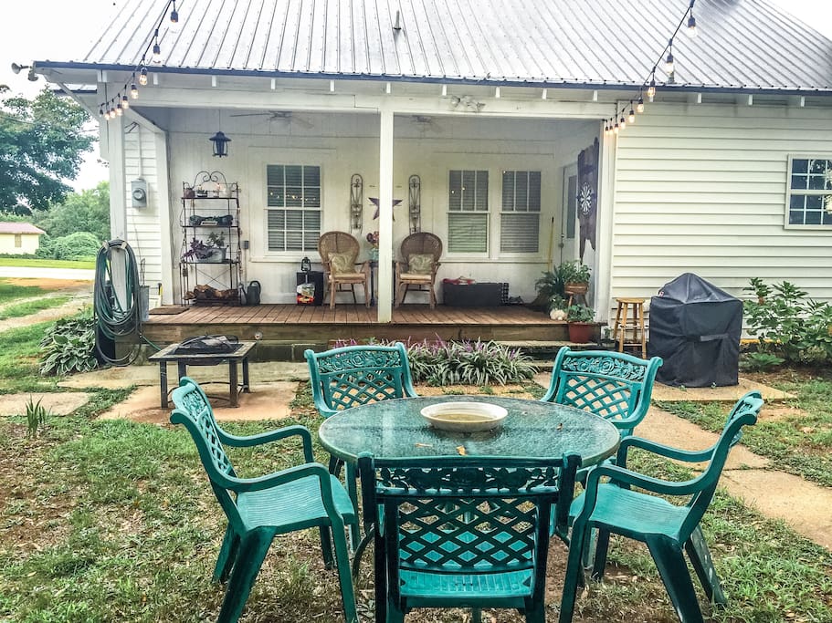 Back porch / entertaining area.