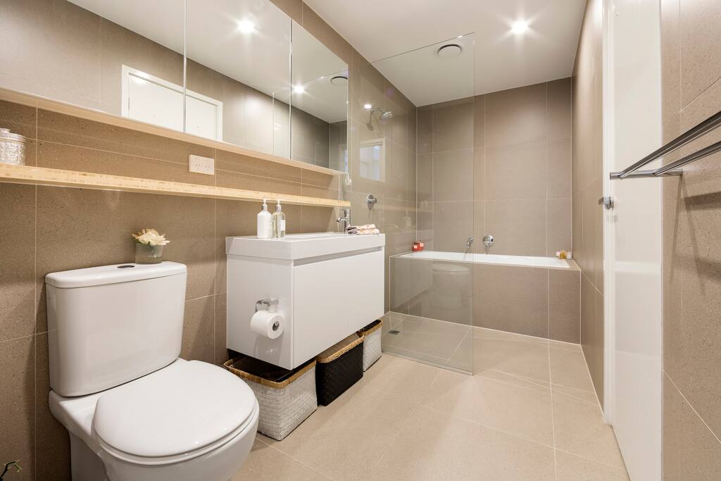 Your private bathroom - with a bath!