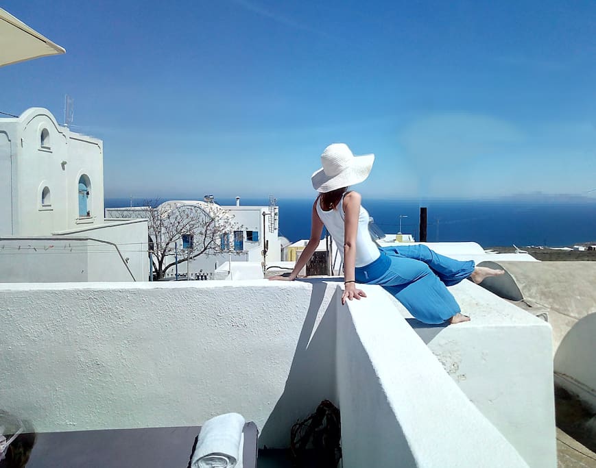 Views from the sun bathing terrace