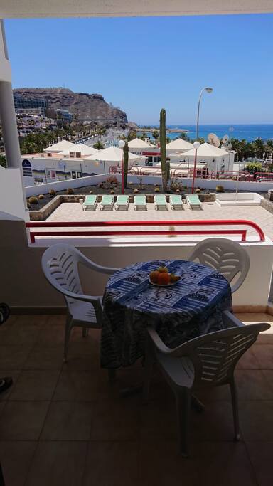 terraza vista mar
