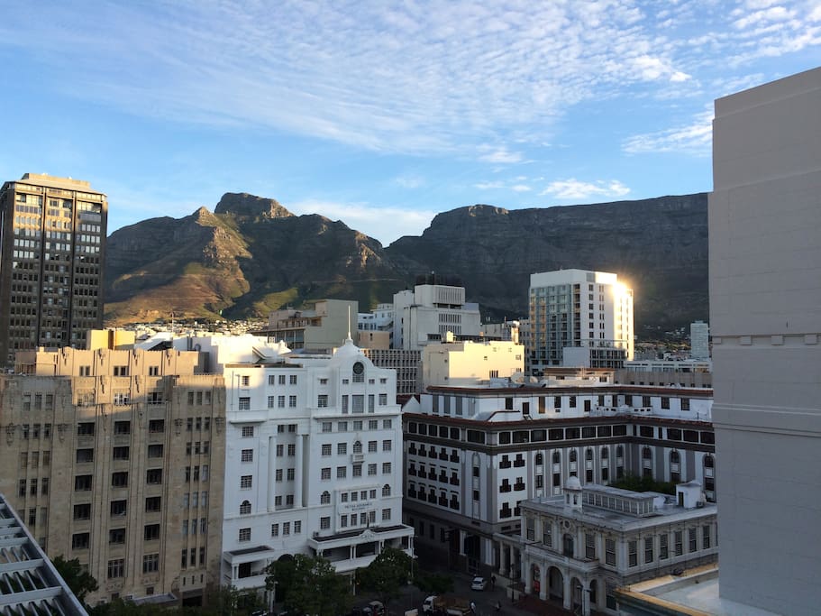 Stunning views of Table Mountain and the heart of the city.