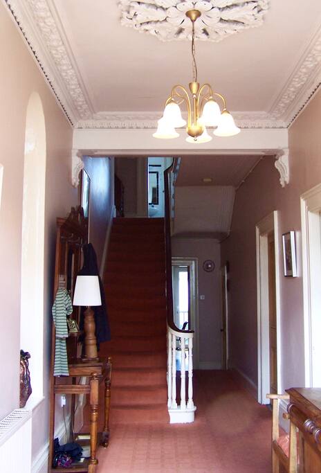 The main hall from the front door.