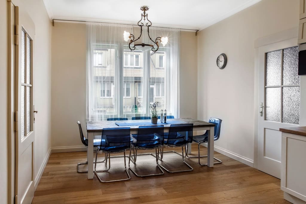 Bright dining area in newly renovated...