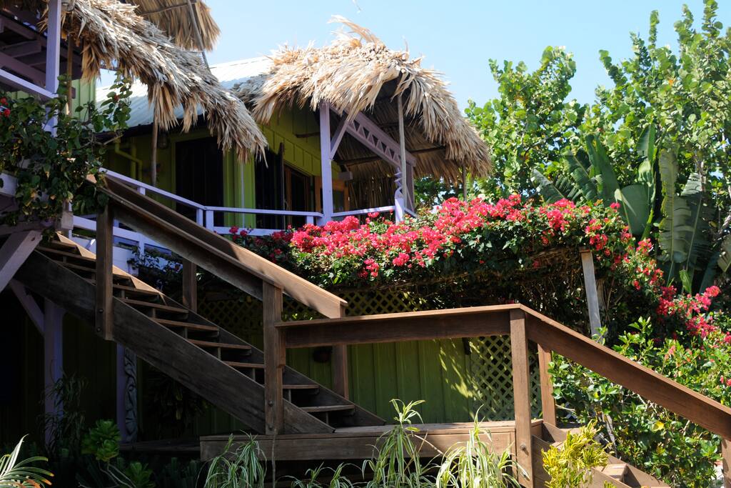 Beachside view of Casa Beya