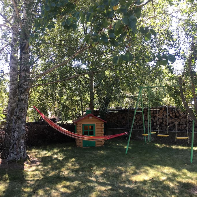Shaded area in the garden