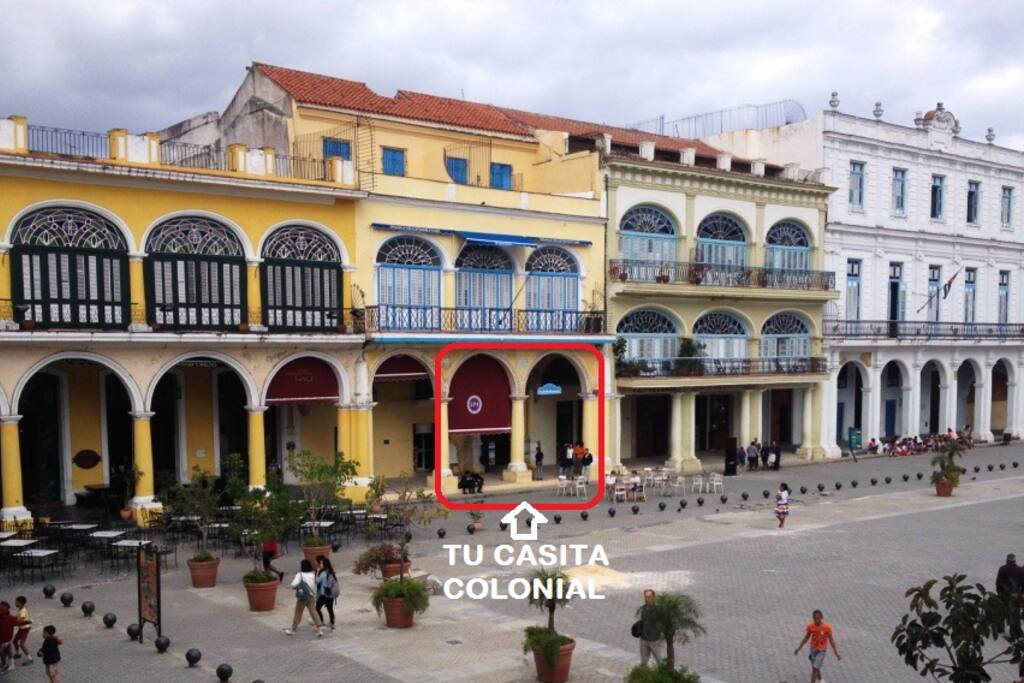 Ubicación en Plaza Vieja