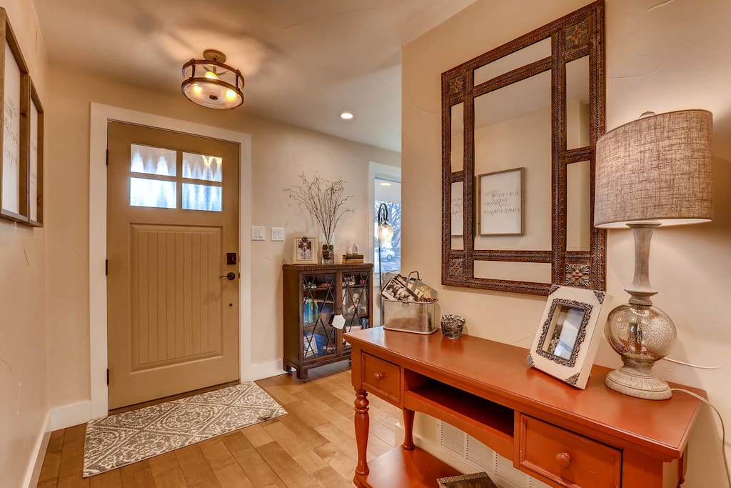 Front door, keyless entry access to the entire home.