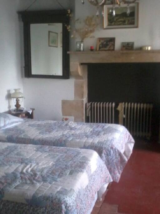 Chambre lits jumeaux