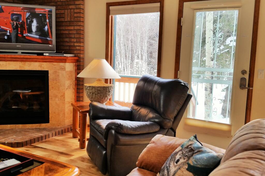 Warm, inviting living room