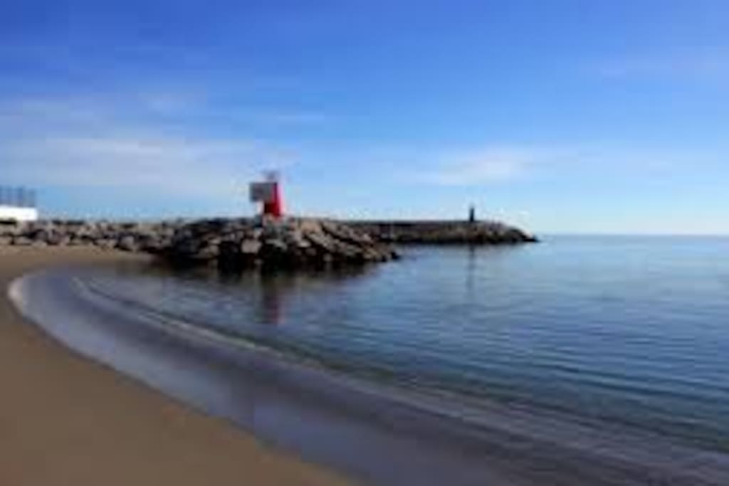 nearest beach 150 metres