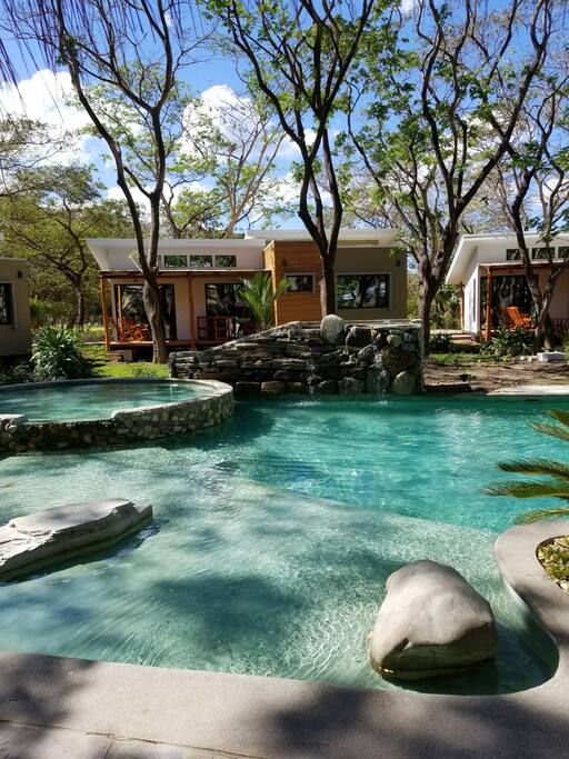 The Casa Maderas pool, private to the 12 Eco-Casitas and Maderas restaurant/bar users.