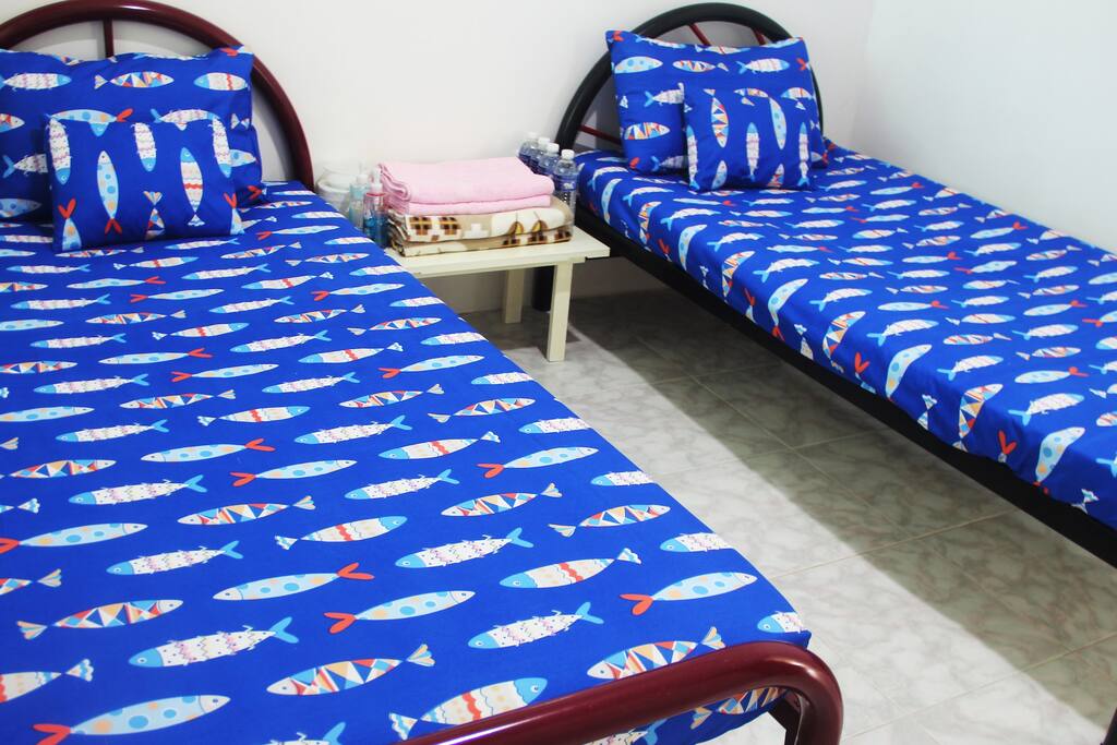 Two SIngle beds. Wow!