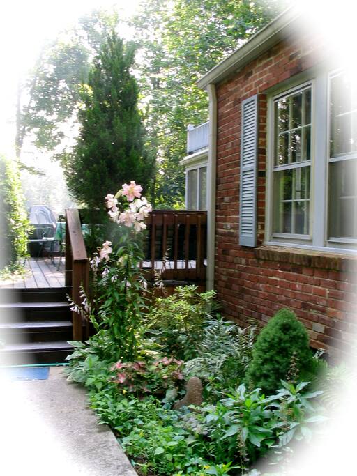 A deck or a dock to sit and rest