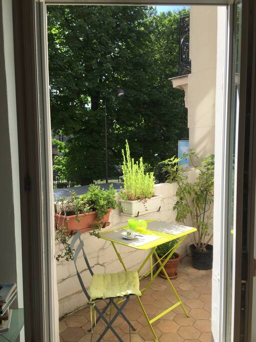the balcony