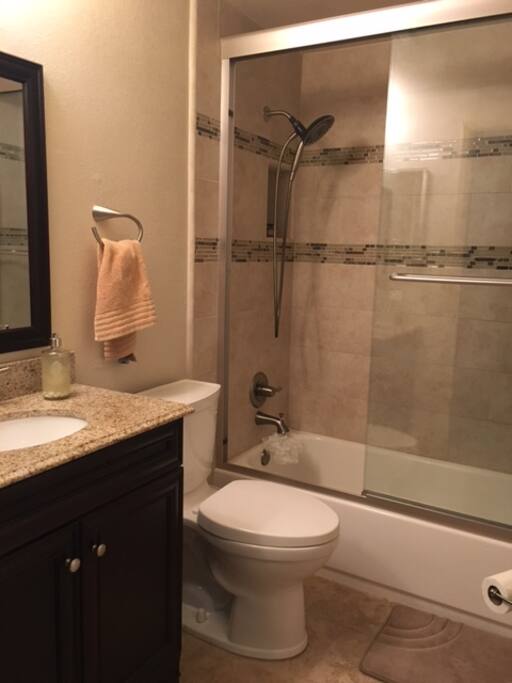 Bathroom newly remodeled
