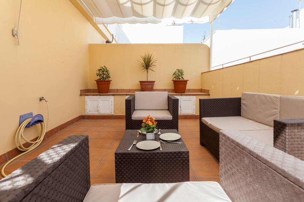 Estupenda terraza