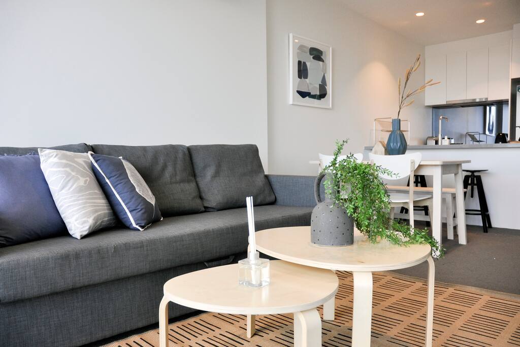 Nice and easy space for your next trip to Melbourne.