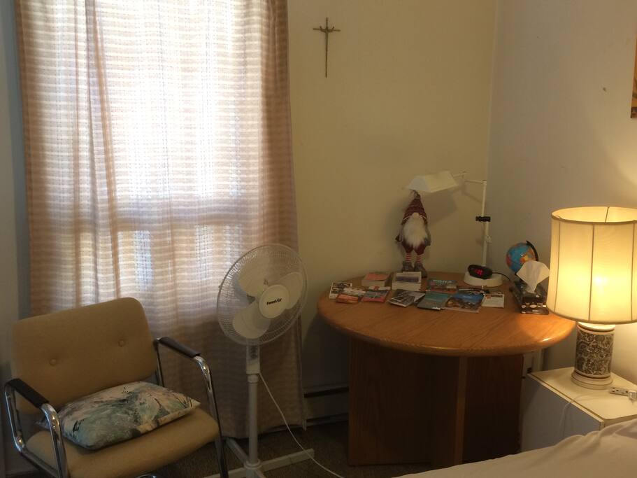 Working table in room