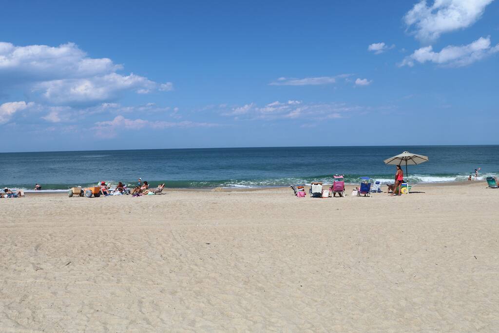 Two minutes from door to sand :)