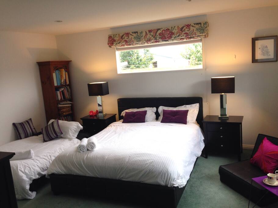 Sunny; cosy first bedroom!
