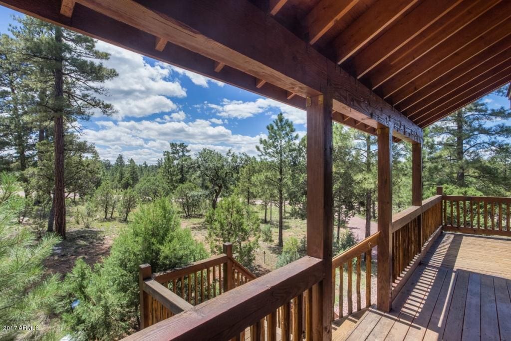 View from deck