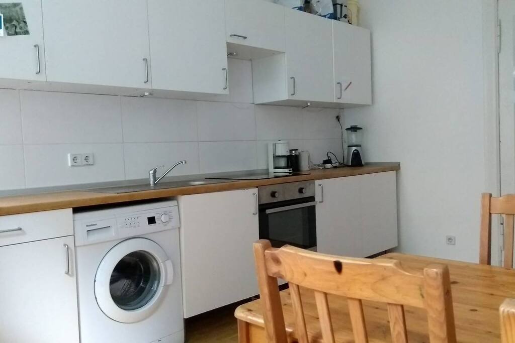 The shared kitchen