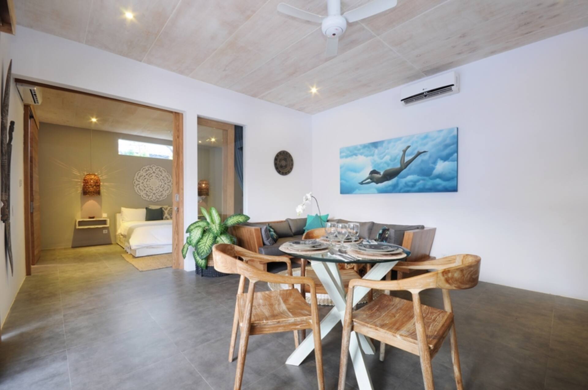 Hidden Gem 1BR Pool Villa Walk to Beach and Resto