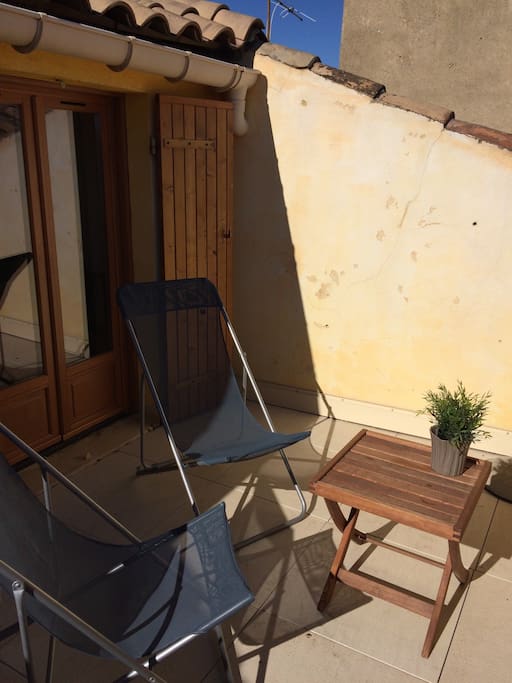 vue d'une partie de la terrasse