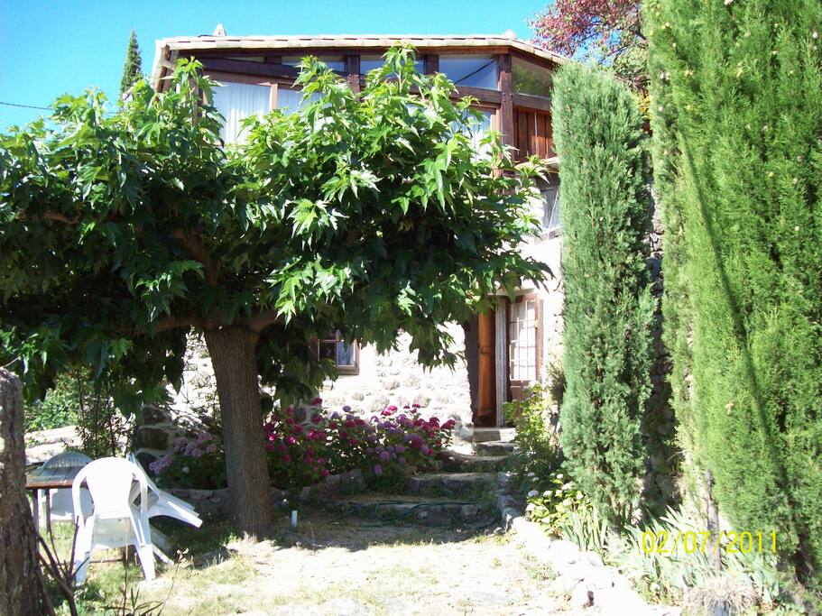 jardin ombragé