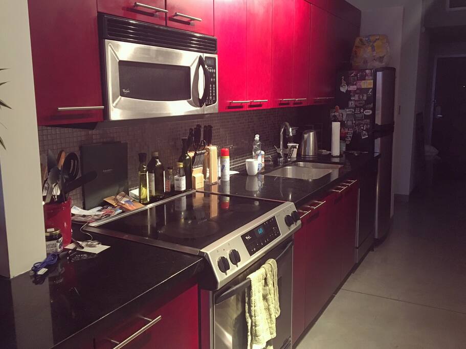 Kitchen with all the amenities