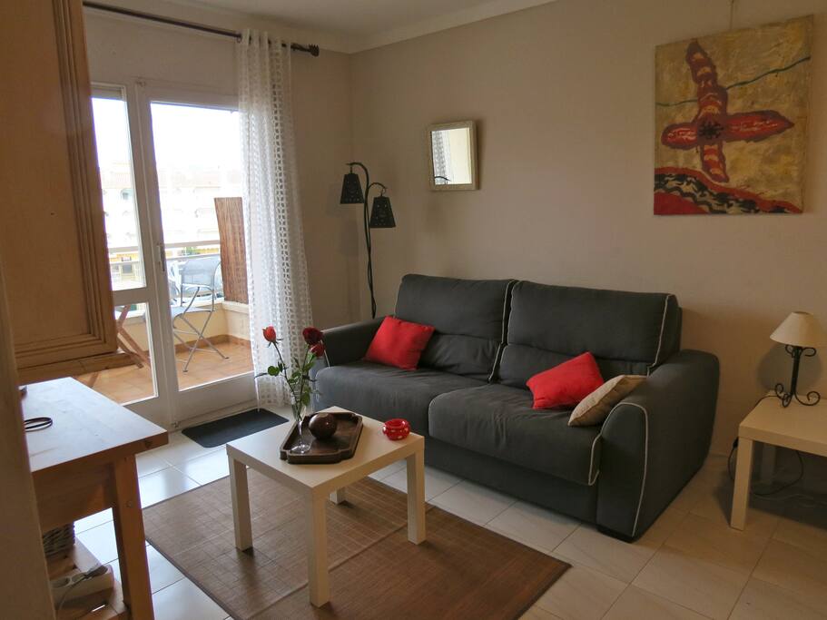 Canapé lit, très bon couchage