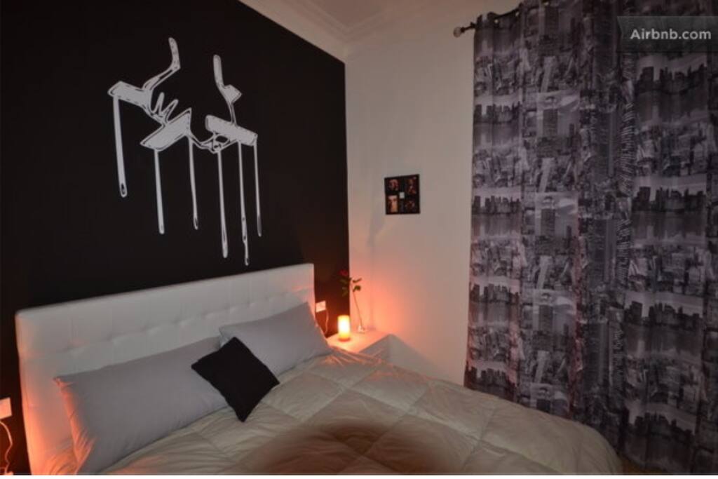 Double bed room with possibility of a third bed added