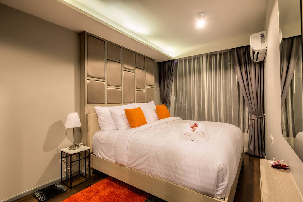 Comfortable bed with special topping